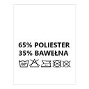 Wszywki surowcowo-ostrzegawcze 65% POLIESTER 35% BAWEŁNA 60° 20 x 22mm