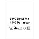 Wszywki surowcowo-ostrzegawcze 60% Bawełna 40% Poliester 60°