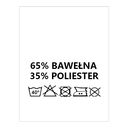 Wszywki surowcowo-ostrzegawcze 65% BAWEŁNA 35% POLIESTER 40° 20 x 22mm