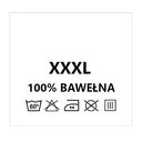 Wszywki surowcowo-ostrzegawcze rozmiar XXXL 100% Bawełna 60°