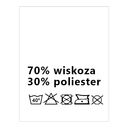 Wszywki surowcowo-ostrzegawcze 70% wiskoza 30% poliester 40° 20 x 22mm