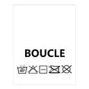 Wszywki surowcowo-ostrzegawcze BOUCLE 40° prać ręcznie 20 x 22mm