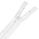 Zamek błyskawiczny #5 nierozdzielczy 25cm kolor biały