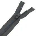 Zamek błyskawiczny #5 nierozdzielczy 18cm kolor szary ciemny