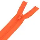 Zamek błyskawiczny #5 nierozdzielczy 16cm kolor pomarańczowy
