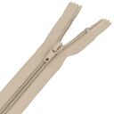 Zamek błyskawiczny #5 nierozdzielczy 16cm kolor beżowy ciemny