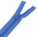 Zamek błyskawiczny #5 nierozdzielczy 18cm kolor niebieski ciemny