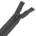 Zamek błyskawiczny #5 nierozdzielczy 16cm kolor szary ciemny