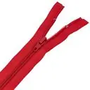 Zamek błyskawiczny #5 rozdzielczy 30cm kolor czerwony