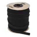 Wypustka bawełniana ze sznurkiem 1,8 mm kolor czarny 65mb szpula