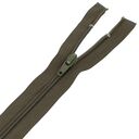 Zamek błyskawiczny #5 rozdzielczy 30cm kolor zielony khaki