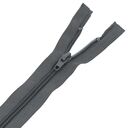 Zamek błyskawiczny #5 rozdzielczy 30cm kolor szary ciemny