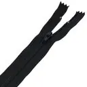 Zamek błyskawiczny spiralny #3 nierozdzielczy kordel 14cm kolor czarny