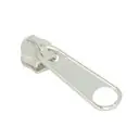 Suwaki 5 bez blokady (non-lock) do taśmy suwakowej spiralnej kolor srebrny 500 szt.