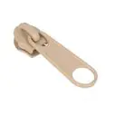 Suwaki 5 bez blokady (non-lock) do taśmy suwakowej spiralnej kolor beżowy C128 500 szt.