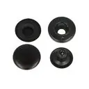 Napy metalowe ALFA 15 mm TAL'S kolor czarny oksyda op.720 szt.