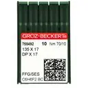 135x17 SES 70 (DPx17) Igły Groz-Beckert do delikatnych dzianin do stebnówki - 10 szt.