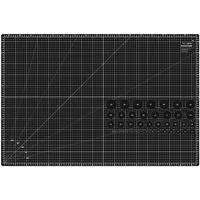 Mata podkładowa, samoregenerująca, dwustronna, czarna, TEXI BLACK 90x60 cm