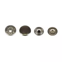 Napy metalowe ALFA 12,5 mm NEW STAR kolor srebrny op.720 szt