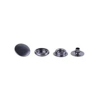 Napy metalowe 15 mm STANDARD NEW STAR  kolor ciemny srebrny op.710 szt.