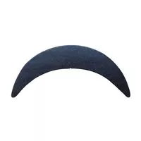 Daszek do czapki  z pamięcią kształtu 34mm/183mm 13-04SP kolor czarny 50szt.