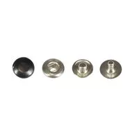 Napy metalowe ALFA 10,5 mm nierdzewne kolor czarny op.970 szt.