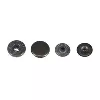 Napy metalowe ALFA 12,5 mm NEW STAR kolor czarny oksyda op.720 szt.