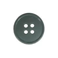 Guziki ubraniowe czterodziurkowe 15mm 24G kolor szary 500szt.