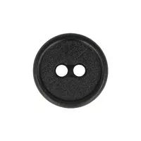 Guziki ubraniowe dwudziurkowe 15mm  24R kolor czarny 500szt.