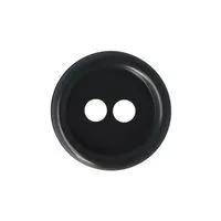 Guziki koszulowe 11mm dwudziurkowy 18F kolor czarny 1000szt.