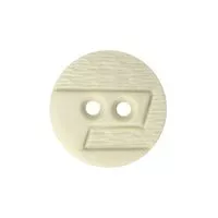 Guziki ubraniowe dwudziurkowe 15mm 24W kolor beżowy 500szt.