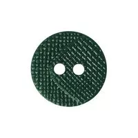 Guziki ubraniowe dwudziurkowe 15mm 24B kolor zielony ciemny 500szt.