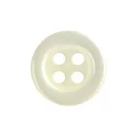 Guziki koszulowe czterodziurkowe 11mm 18M kolor ekri 1000szt.