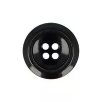 Guzik garniturowy 20mm czarny połysk madis