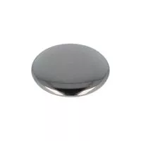 Napa metalowa ciemna srebrna 15mm madis