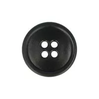 Guziki ubraniowe czterodziurkowe 20mm 32G kolor czarny 250szt.