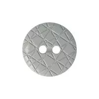 Guziki ubraniowe dwudziurkowe 15mm 24A kolor szary 500szt.