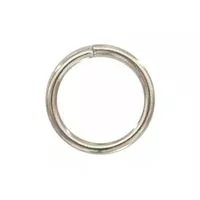 Kółko metalowe 15mm srebrne madis