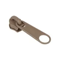 Suwak do taśmy suwakowej spiralnej #5 non-lock kolor brązowy jasny 100szt.