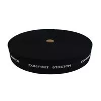 Gurt elastyczny 45mm kolor czarny 50mb