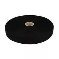 Taśma bawełniana jodełka 40mm kolor czarny 50mb