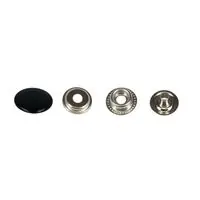 Napy metalowe 15 mm STANDARD NEW STAR kolor czarny lakierowany op.720 szt.