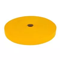 Taśma lamówka dziana 20mm kolor żółty 50mb