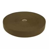 Taśma lamówka dziana 25mm kolor zielony khaki 50mb