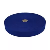 Taśma lamówka dziana 15mm kolor niebieski 50mb