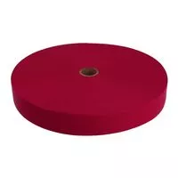 Taśma lamówka dziana 30mm kolor czerwony 50mb