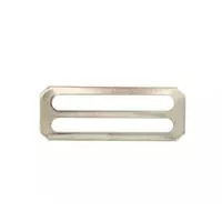 Ramka metalowa 47mm kolor srebny madis