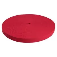 Taśma nośna 25mm polipropylenowa kolor czerwony 50mb