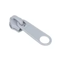 Suwak do taśmy suwakowej spiralnej #5 non-lock kolor szary 100szt.