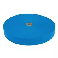 Taśma lamówka dziana 25mm kolor niebieski 50mb